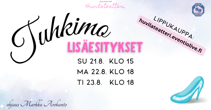 Tuhkimo - lisäesitykset BANNER1_ALT